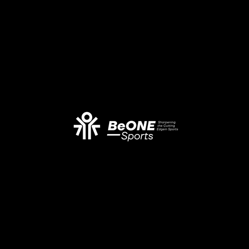 Athletic logo with the title 'Logo Concept for BeOne Sports'