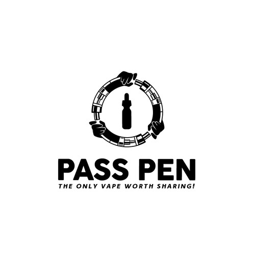 Circle brand with the title 'Logo Pass Pen'