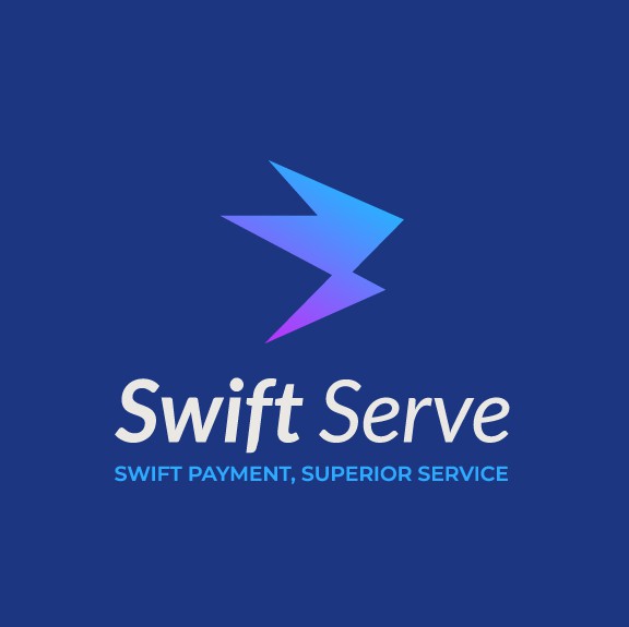 Swift logo with the title 'Swift Serve Logo design'