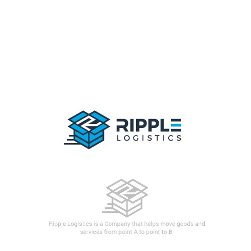 Box design with the title 'Corporate Logo for Logistic Firm'