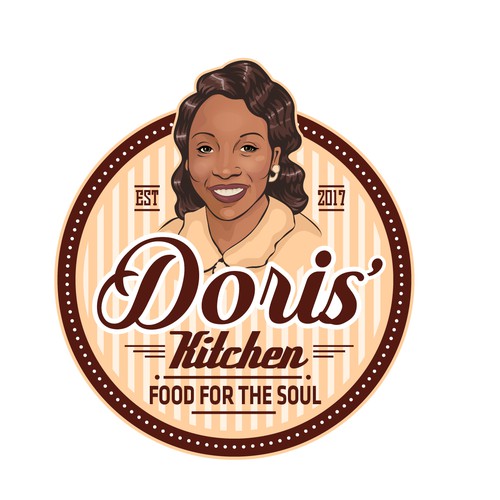 African design with the title 'Vintage logo design for cafe'