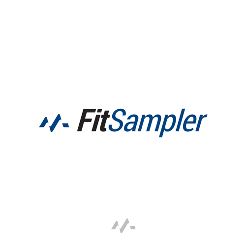 Blood pressure logo with the title 'Simple ECG logo for FitSampler'