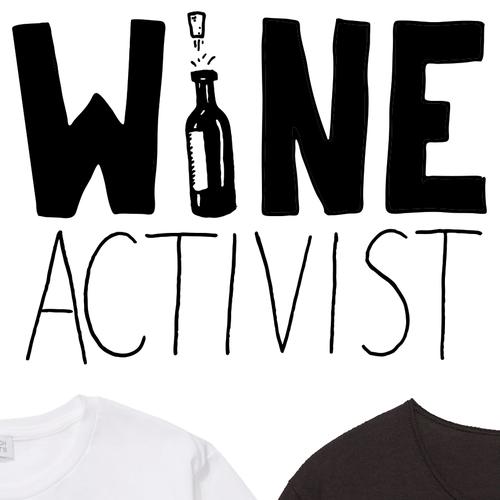 Wine t-shirt with the title 'T-Shirt Design for Wine Club'