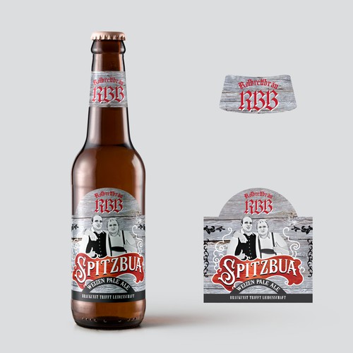 Tag design with the title 'Beer label'
