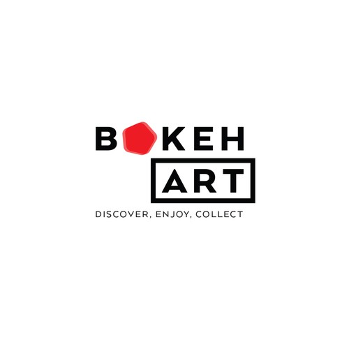Gallery design with the title 'BOKEH ART'