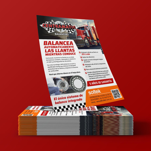 One page design with the title 'A one pager that explains wheel balancing'