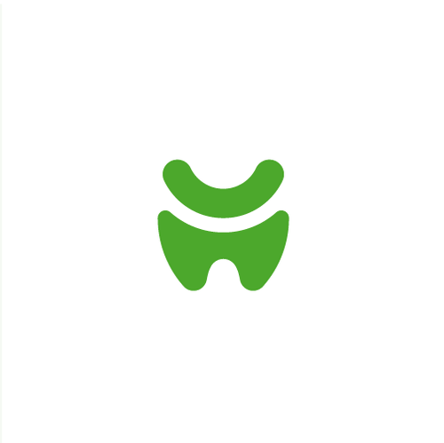 Dental logo with the title 'Dentist Logo Concept'