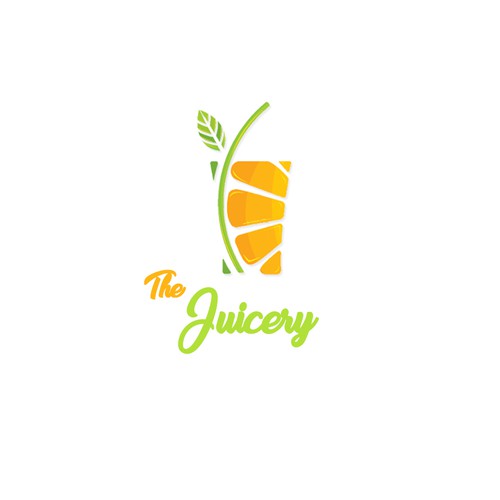 Juice bar design with the title 'Juicery Logo'