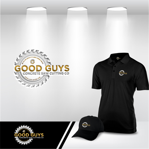 Handyman logo with the title 'GOOD GUYS CUTTING .Co'