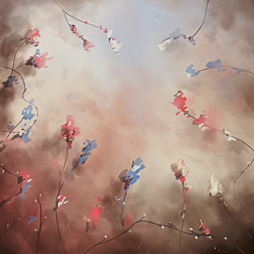 Beautiful artwork with the title 'Artistic Flower Painting'