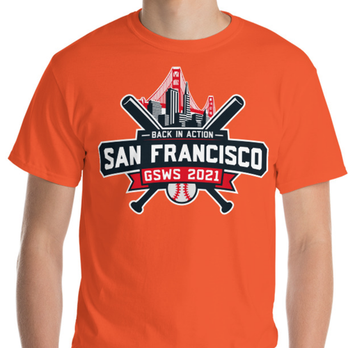 San Francisco design with the title 'SAN FRANCISCO GSWS 2021 Tshirt Design'