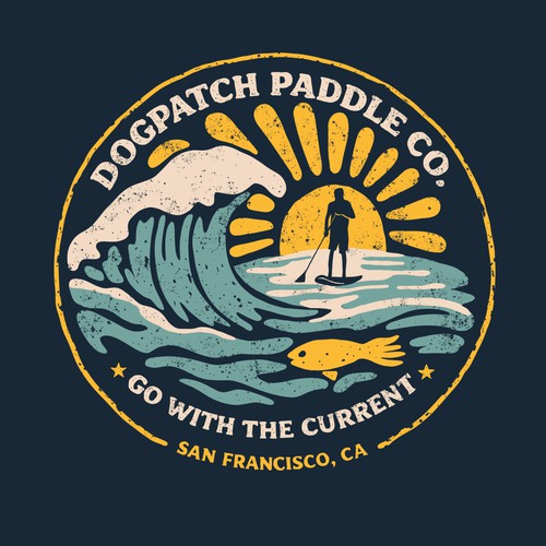 Political t-shirt with the title 'Paddle, cano.'