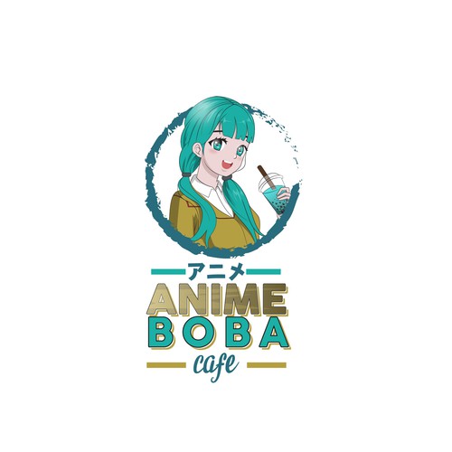 Create a fun and vibrant logo for a japanese anime themed store