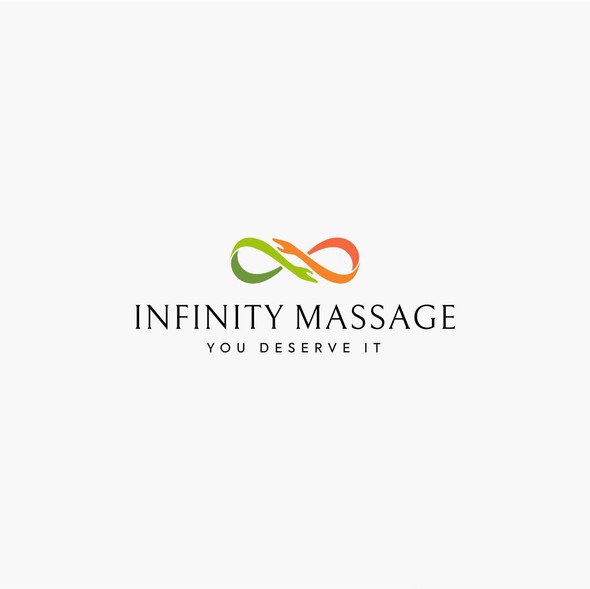 Massage logo with the title 'Invinity Massage'