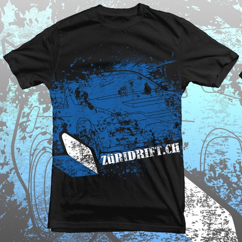 Racing t-shirt with the title 'Zuridrift'