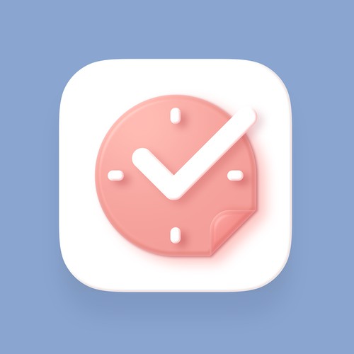 Timeline design with the title 'Todo App Icon Concept'