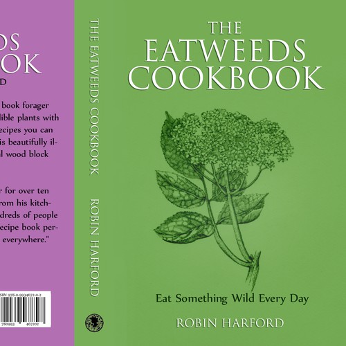 Recipe book cover with the title 'The Eatweeds Cookbook'