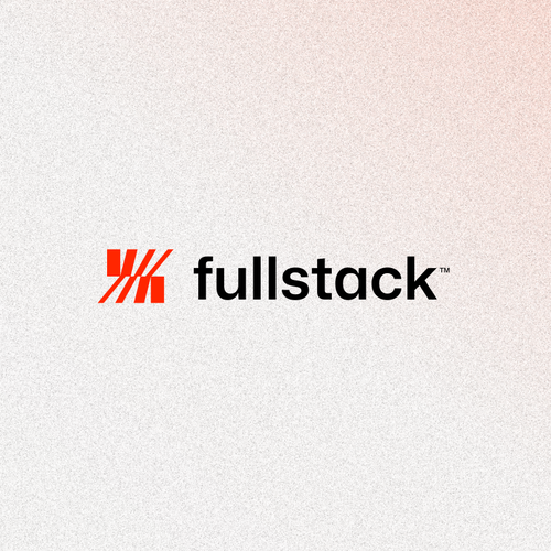 Icon logo with the title 'fullstack'