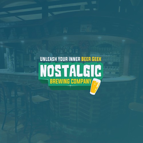 Pinball logo with the title 'Nostalgic'