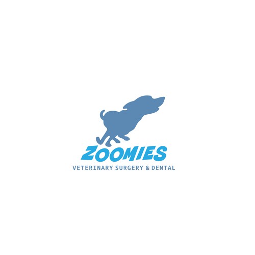 Veterinary logo with the title 'Zoomies Veterinary Surgery'