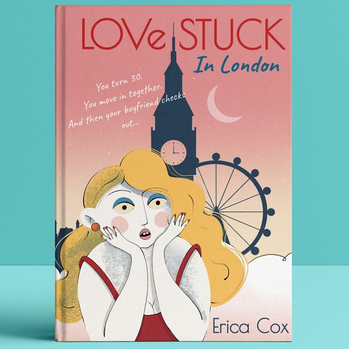 Artsy book cover with the title 'Book cover'