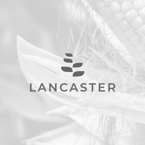 Garland logo with the title 'Lancaster logo'