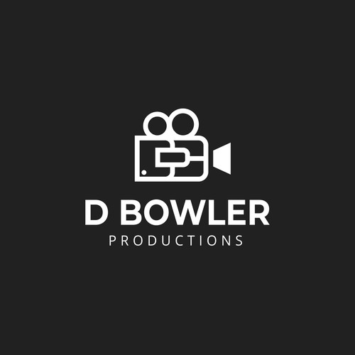 Videography logo with the title 'Design logo concept for D Bowler Productions'