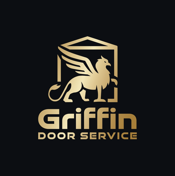 Door design with the title 'Griffin Door Service'
