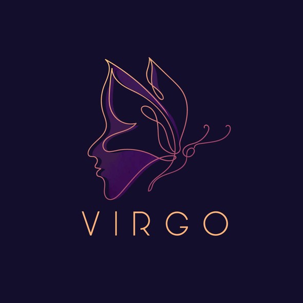 Wellness center design with the title 'Elegant logo concept for Virgo-spiritual accessories'