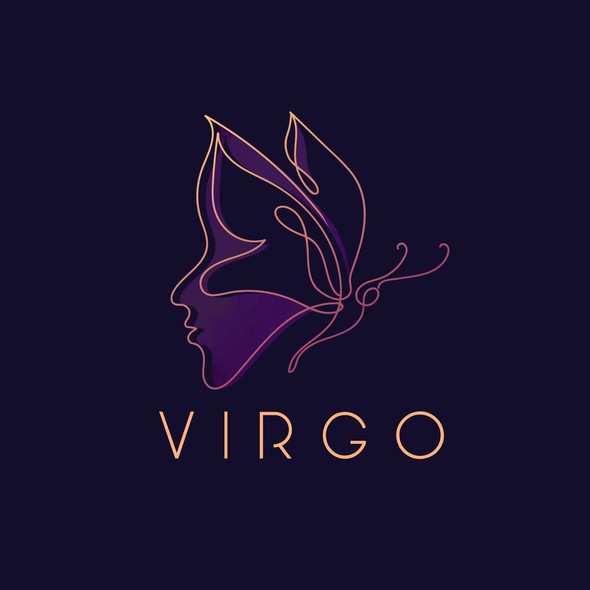 Wellness center design with the title 'Elegant logo concept for Virgo - spiritual accessories'
