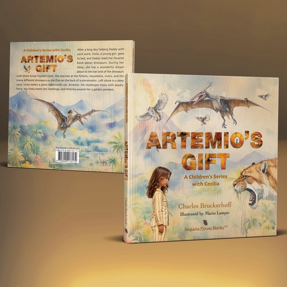 Friendship design with the title 'Book cover design of the book "Artemio's Gift""'