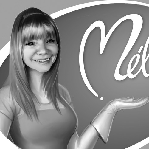 Women artwork with the title 'Character to be use on logo, business card, website and more.'