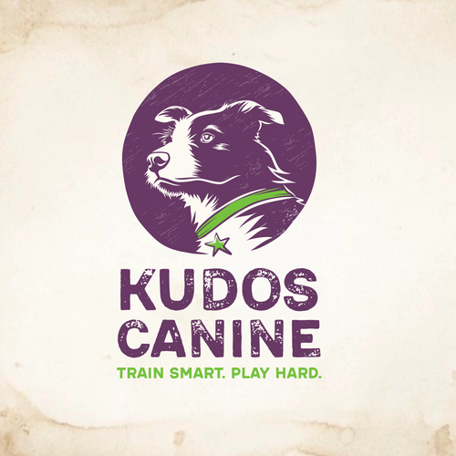 Canine design with the title 'Kudos Canine'