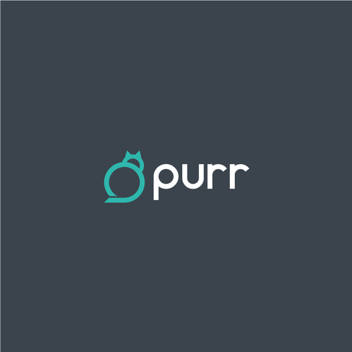 Pictogram logo with the title 'Bold logo concept for Purr'