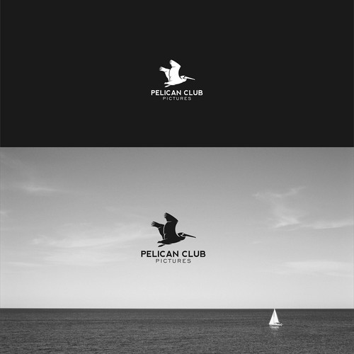 Pelican logo with the title 'Logo for film production '