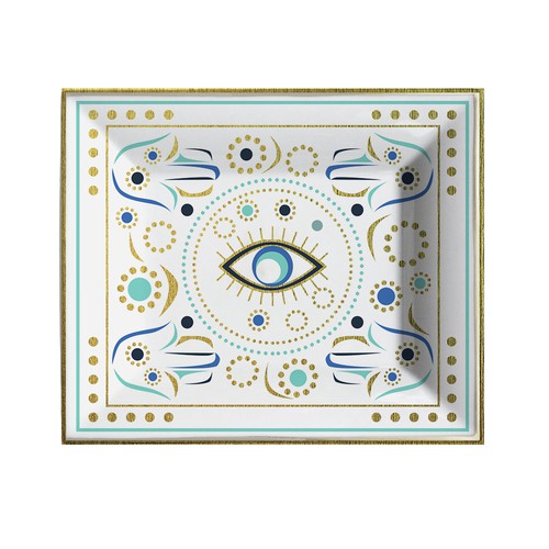 Interior decoration design with the title 'ZEN TRAY DESIGN'