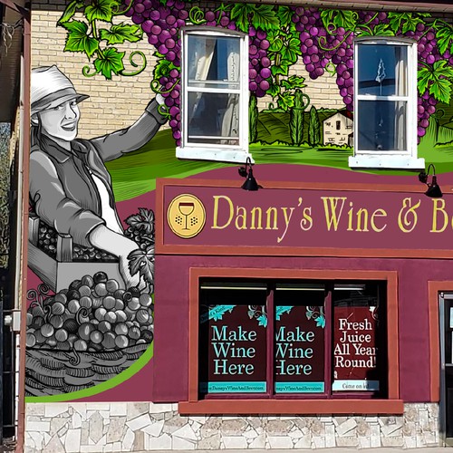 Wallpaper design with the title 'wall graphic'