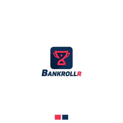 Betting logo with the title 'Logo design for mobile application.'