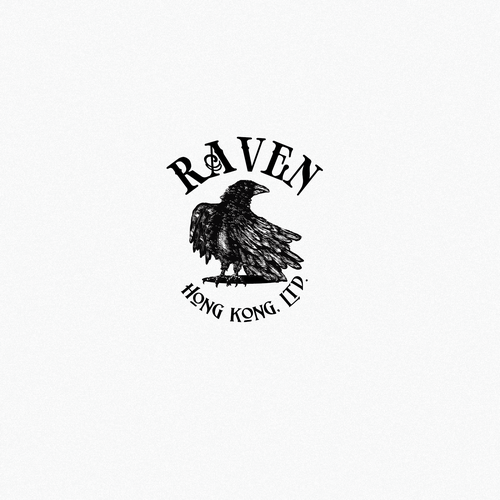 Raven design with the title 'Raven '