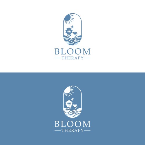 Psychiatry logo with the title 'Bloom Therapy'