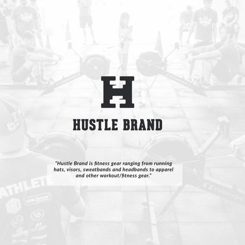 Strength design with the title 'H Hustle Gym'