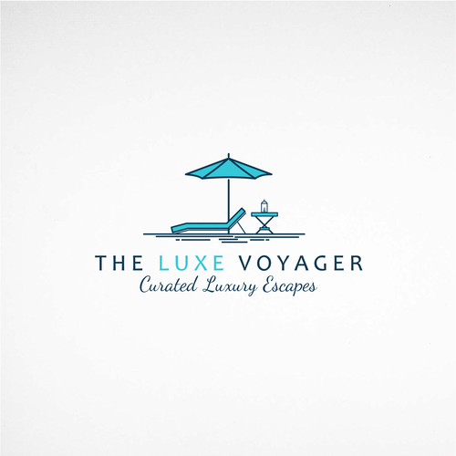 Style logo with the title 'Captivating logo for a new travel blog'