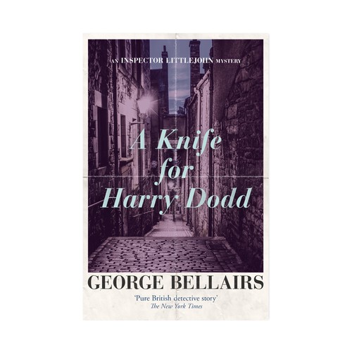 English design with the title 'Mystery book cover'