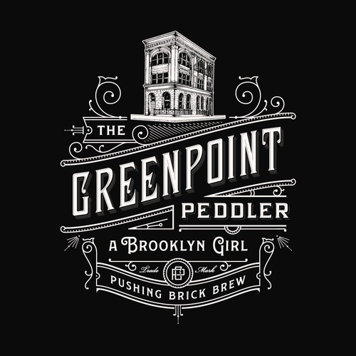 Illustration brand with the title 'Greenpoint Peddler'