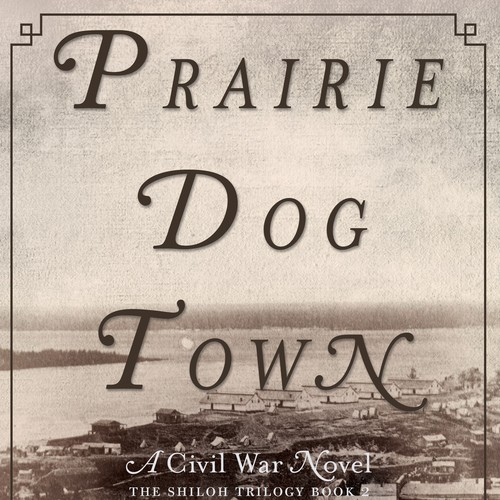 Old book cover with the title 'Civil War Novel Cover'