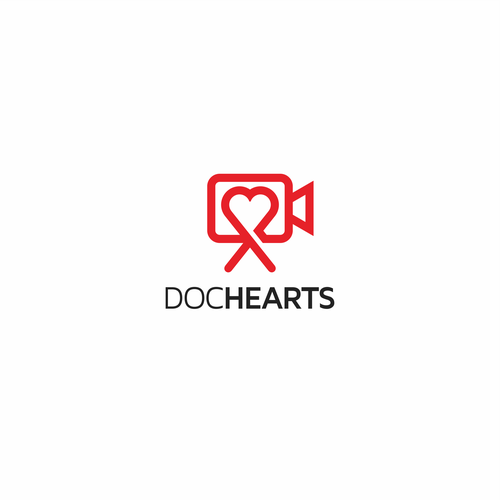 TV logo with the title 'Clean and Crisp logo design for Doc Hearts'