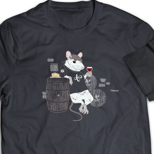 Wine t-shirt with the title 'Winery T-Shirt design contest'