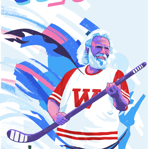 Sports illustration with the title 'Urben Cup Banner'