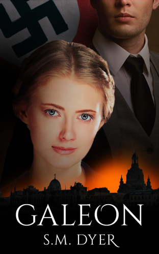 Historical romance book cover with the title 'WWII era Epic Adventure'