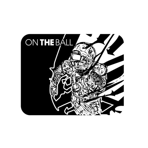 Sports logo with the title 'On the ball'